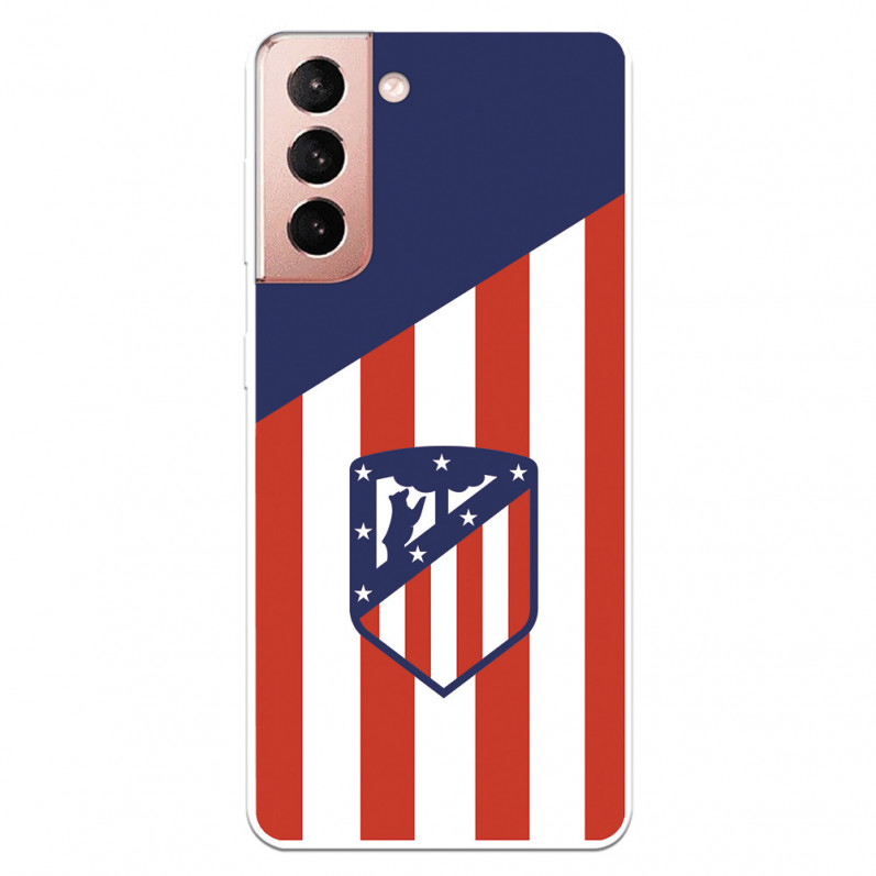 Samsung Atleti Galaxy S21 Atletico Shield Atletico Fundal Atletico - Atletico de Madrid Licență oficială Atletico de Madrid