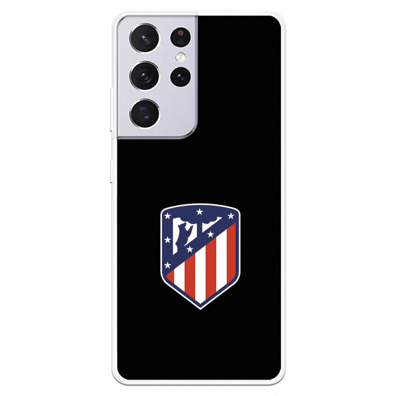 Atleti Galaxy S21 Ultra Case pentru Samsung Atleti Shield Black Background - Atletico de Madrid Official Licence
