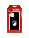 Caz pentru Xiaomi Redmi Note 9T Atleti Shield Black Background - Atlético de Madrid Official License