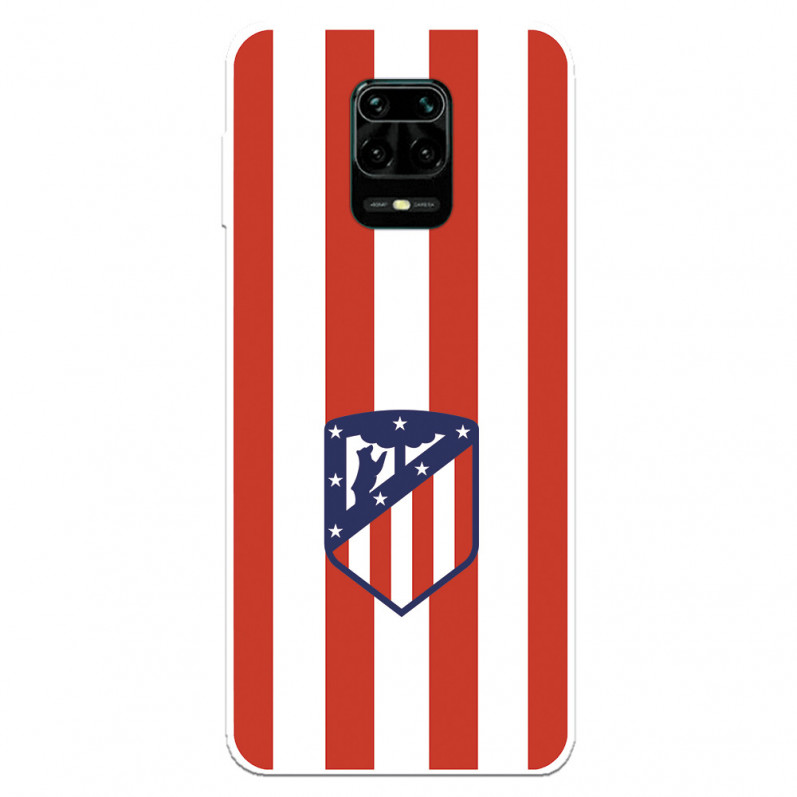 Atleti Shield Red & White Case pentru Xiaomi Redmi Note 9 Pro - Atletico de Madrid Official Licence