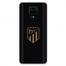 Atleti Redmi Note 9 Pro Gold Shield Black Background - Atletico de Madrid Official Licence - Xiaomi 