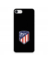 Atleti Shield negru fundal negru iPhone 8 Cazul - Atletico de Madrid Licență oficială Atletico de Madrid