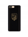 Atleti iPhone 8 Plus Case Gold Shield Black Background - Atletico de Madrid Official Licence