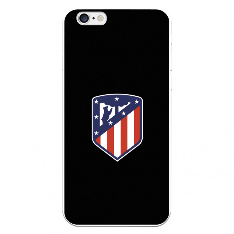 Atleti Shield negru fundal negru iPhone 6 Cazul - Atletico de Madrid Licență oficială Atletico de Madrid