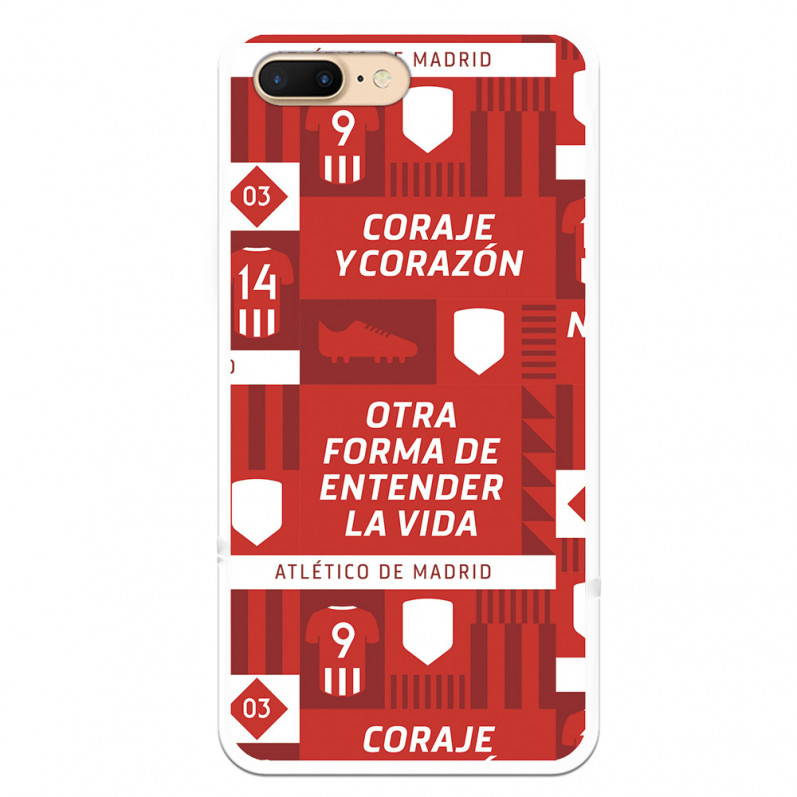 Atleti Courage and Heart iPhone 7 Plus Case - Atletico de Madrid Official License