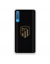 Atleti Galaxy A7 2018 Gold Shield Black Background - Atletico Madrid Official License Samsung Galaxy A7 2018 Case