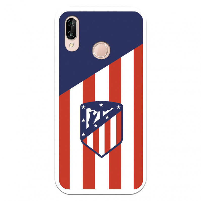 Husă pentru Huawei P20 Lite Atleti Atletico Scut de fundal Atletico de Madrid - Licență oficială Atletico de Madrid