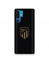 Caz pentru Huawei P30 Pro Atleti Gold Shield fundal negru - Atletico de Madrid Licență oficială Atletico de Madrid