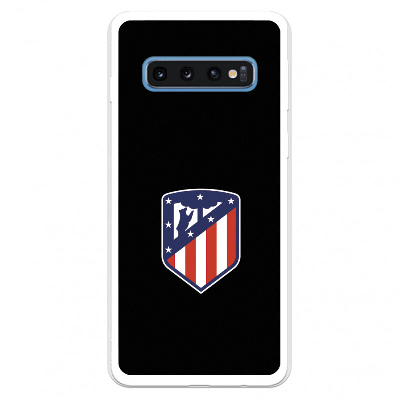 Atleti Galaxy S10 Plus Case pentru Samsung Atleti Shield Black Background - Atletico de Madrid Official Licence