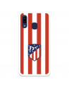 Atleti Galaxy A20E Atleti Shield Red & White Case pentru Samsung - Atletico de Madrid Official Licence