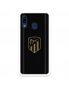 Atleti Galaxy A20E Gold Shield Black Background - Atletico de Madrid Official Licence Samsung Galaxy A20E Case