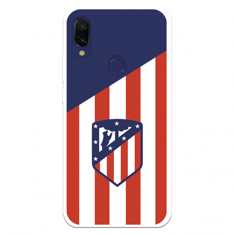 Caz pentru Xiaomi Redmi 7A Atletico Shield Atletico Fundal Atletico - Atletico de Madrid Licență oficială Atletico de Madrid