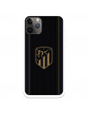 Atleti iPhone 11 Pro Gold Shield fundal negru - Atletico de Madrid Licență oficială Atletico de Madrid