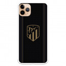 Atleti iPhone 11 Pro Max de aur Scut de aur fundal negru - Atletico Madrid Licență oficială Atletico Madrid