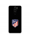 Caz pentru Xiaomi Redmi Note 8 Pro Atleti Shield Black Background - Atlético de Madrid Official License