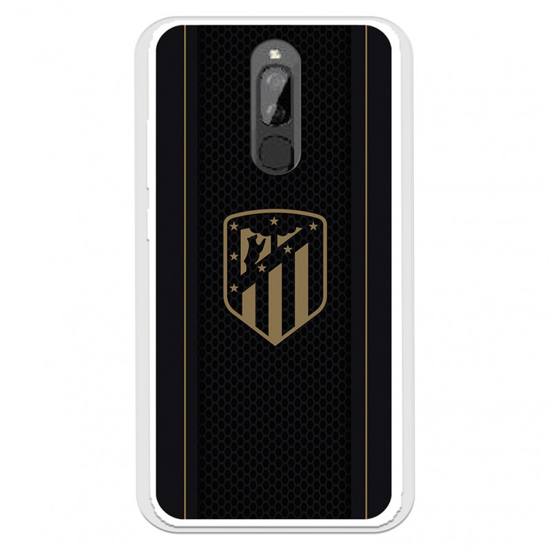 Caz pentru Xiaomi Redmi 8 Atleti 8 Atleti Gold Shield Black Background - Atletico de Madrid Official Licence