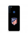 Caz pentru Xiaomi Redmi Note 8T Atleti Shield Black Background - Atlético de Madrid Official License