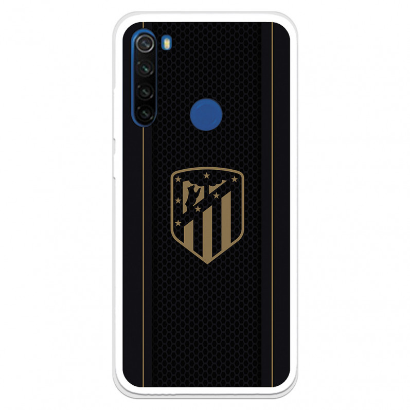 Atleti Redmi Note 8T Redmi Note 8T Gold Shield fundal negru - Atletico de Madrid licență oficială - Xiaomi 