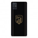 Atleti Galaxy A71 Gold Shield Black Background - Atletico de Madrid Official Licence - Samsung Galaxy A71 Atleti Galaxy A71 Gold