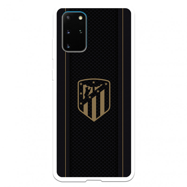 Atleti Galaxy S20 Plus Gold Shield Black Background - Atletico de Madrid Official Licence Samsung Galaxy S20 Plus Case