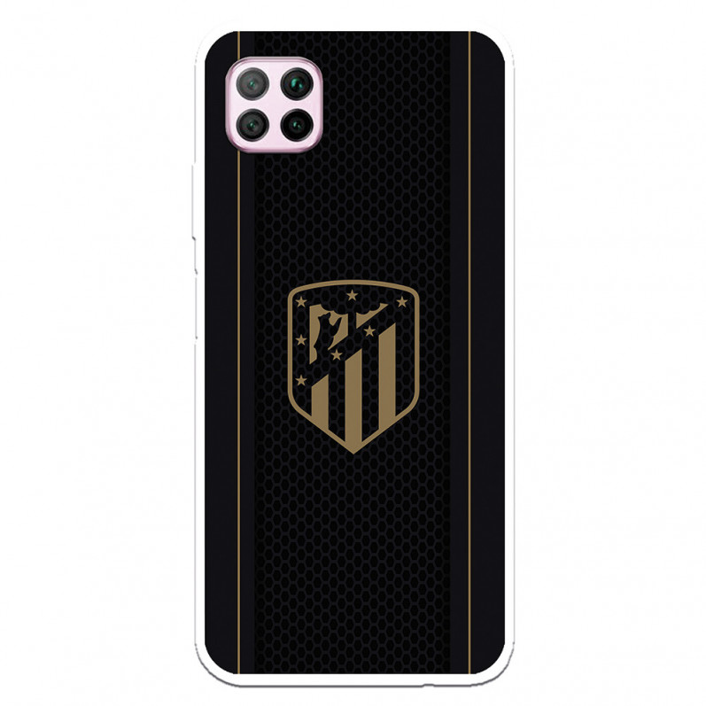 Carcasă pentru Huawei P40 Lite Atleti Golden Shield Black Background - Atletico de Madrid Official Licence