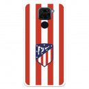 Atleti Redmi Note 9 Red și White Shield Case pentru Xiaomi - Atletico de Madrid Official Licence