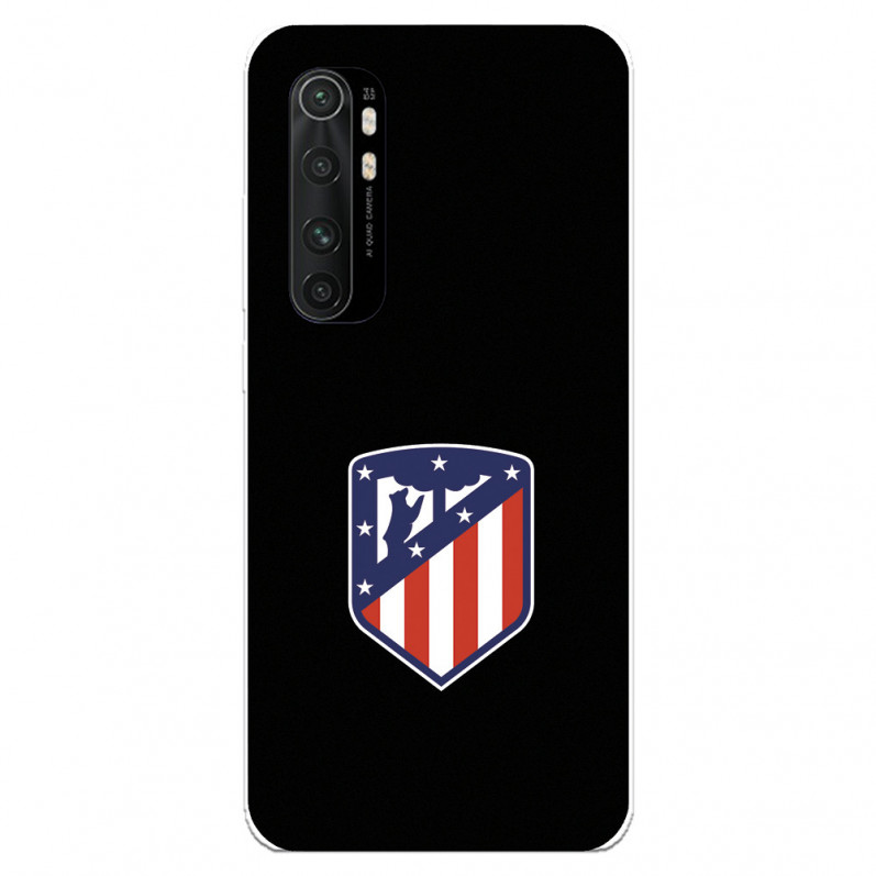 Husă pentru Xiaomi Mi Note 10 Lite Atleti Shield Black Background - Atlético de Madrid Official License