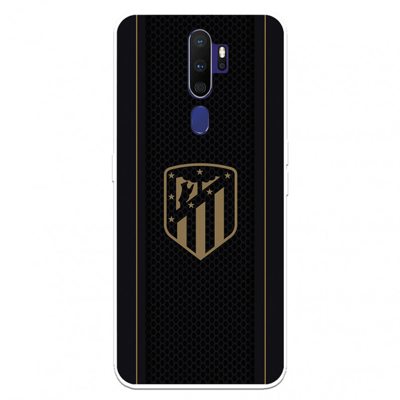 Carcasă pentru Oppo A9 2020 Atleti Gold Shield Black Background - Atletico de Madrid Official Licence