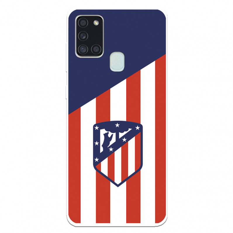 Samsung Atleti Galaxy A21S Atleti Shield Atletico Fundal Atletico - Atletico de Madrid Licență oficială Atletico de Madrid