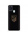 Atleti Galaxy A21S Gold Shield Black Background - Atletico de Madrid Official Licence Samsung Galaxy A21S Case