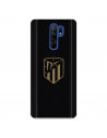 Caz pentru Xiaomi Redmi 9 Atleti Redmi 9 Atleti Gold Shield Black Background - Atletico de Madrid Official Licence