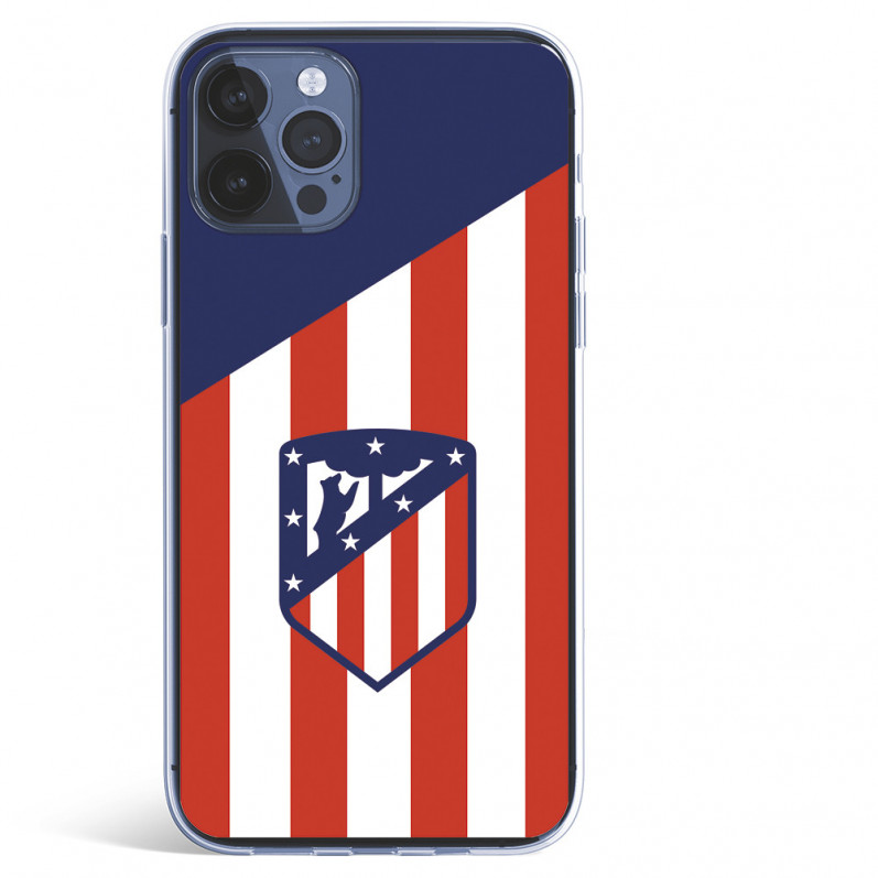 Atleti Shield Atletico Fundalul Atletico iPhone 12 Pro Max Case - Atletico de Madrid Licență oficială