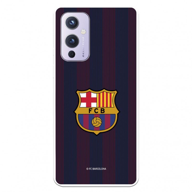 Barcelona OnePlus 9 Case Blaugrana Stripes - Licență oficială FC Barcelona