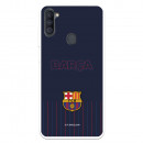 Barcelona Barsa Barcelona Galaxy M11 Albastru fundal caz de fundal pentru Samsung - Oficial FC Barcelona licență