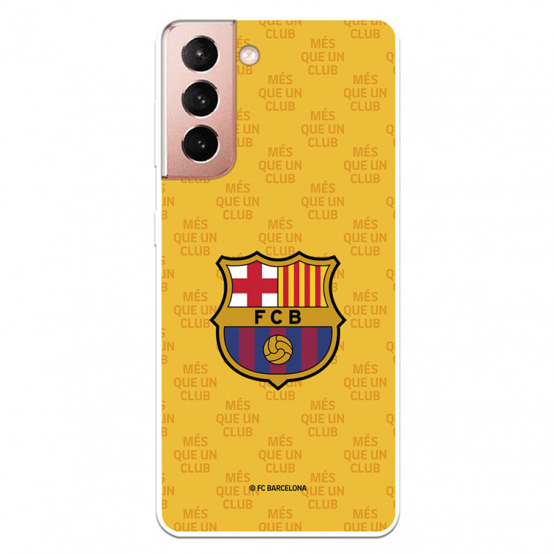 Barcelona Galaxy S21 Samsung Barcelona Galaxy Galaxy S21 Stema Barcelona Mai mult decât un fundal galben de club - Licență ofici