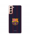 Barcelona Galaxy S21 Blaugrana Stripes Case pentru Samsung - Licență oficială FC Barcelona