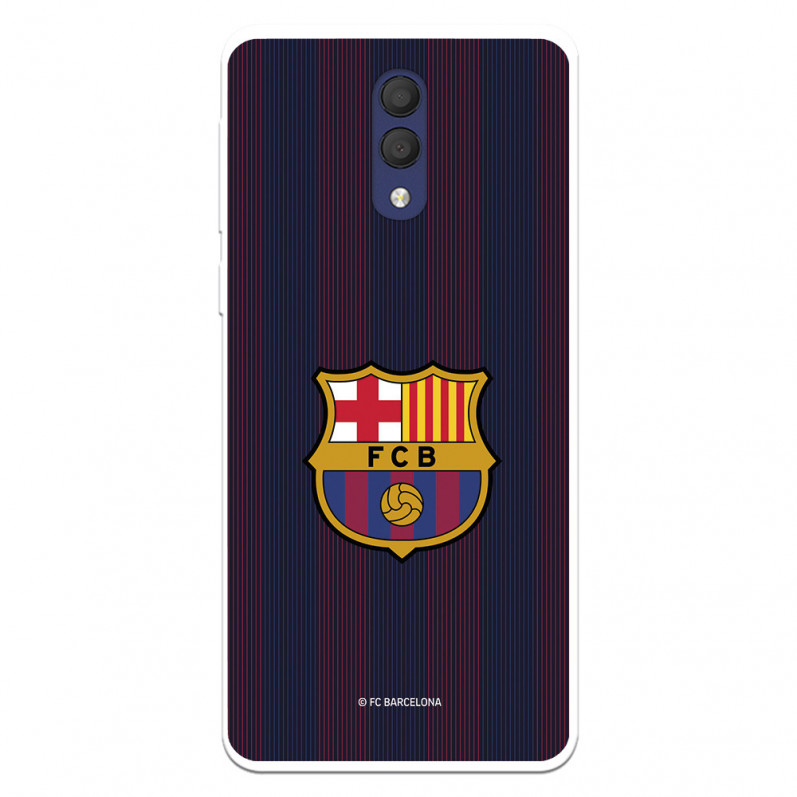 Barcelona Blue Stripes Barcelona Case pentru Alcatel 1X 2019 - FC Barcelona Official Licence