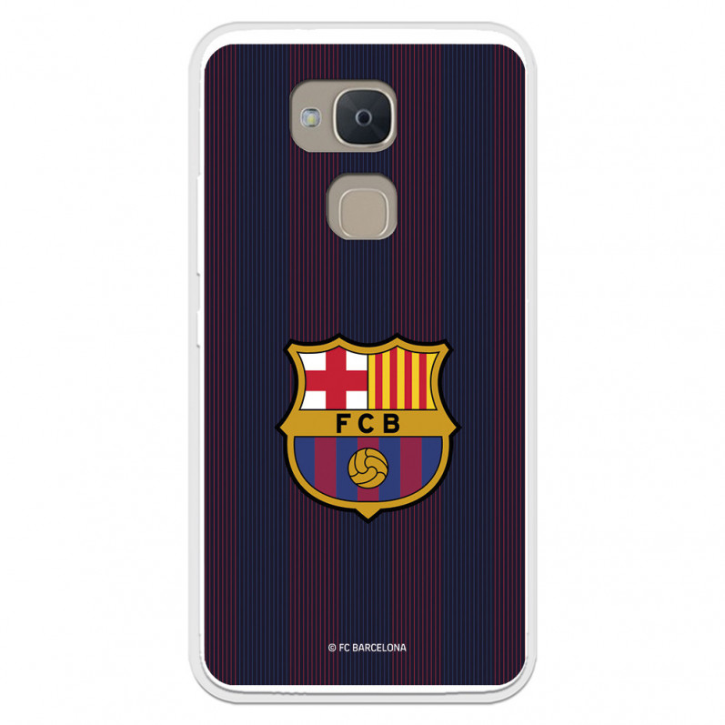 Barcelona Bq Aquaris V Plus Case Blaugrana Stripes - Licență oficială FC Barcelona