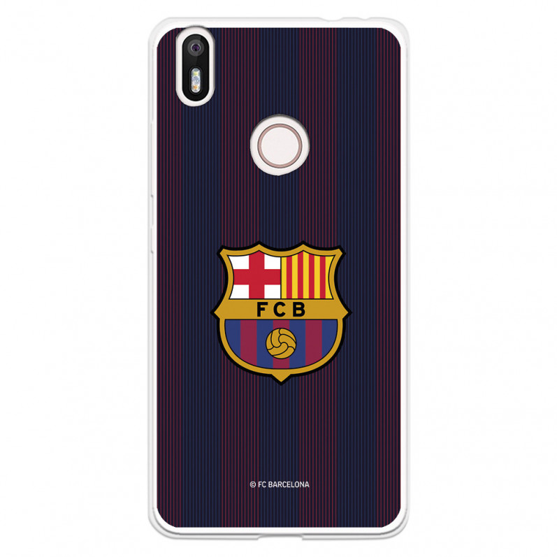Barcelona Bq Aquaris X Case Blaugrana Stripes - Licență oficială FC Barcelona