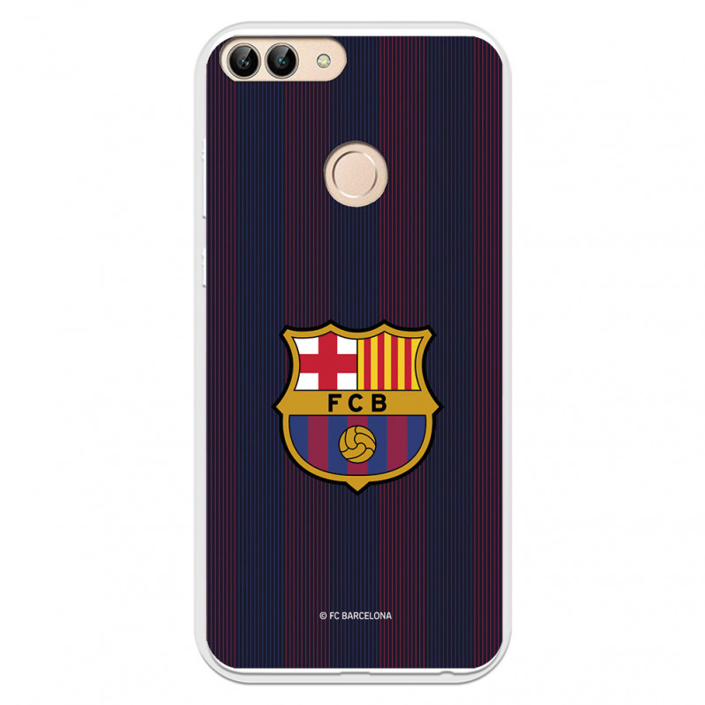 Barcelona P Smart Blaugrana Stripes Case pentru Huawei - Licență oficială FC Barcelona