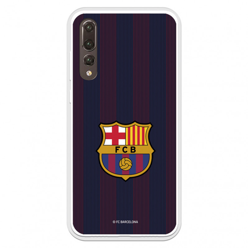 Barcelona P20 Pro Case pentru Huawei Barcelona P20 Pro Blaugrana Stripes - Licență oficială FC Barcelona