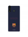Barcelona Barsa Blue Fundal Albastru Caz pentru Huawei P30 Lite - FC Barcelona Licență oficială