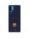 Barcelona Barsa Blue Fundal Albastru Caz pentru Huawei P30 Pro - FC Barcelona Licență oficială