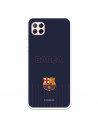 Barcelona Barsa Blue Fundal Albastru Caz pentru Huawei P40 Lite - FC Barcelona Licență oficială