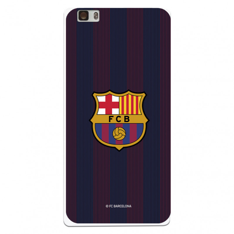 Barcelona P8 Lite Case pentru Huawei Barcelona Blaugrana Stripes - FC Barcelona Licență oficială