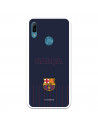 Barcelona Barsa Blue Background Case pentru Huawei Y6 2019 - Licență oficială FC Barcelona