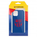 Barcelona iPhone 11 Red Shield Red Shield Blue Fundal Blue Shield - Licență oficială FC Barcelona