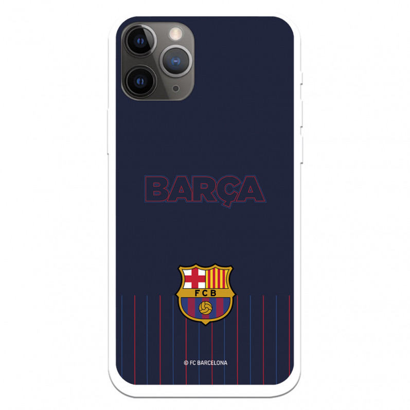 Barcelona Barsa fundal albastru pentru iPhone 11 Pro Case - oficial licențiat FC Barcelona