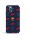 Barcelona Shield Red și Blue Pattern iPhone 12 Case - FC Barcelona Licență oficială