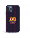 Barcelona iPhone 12 Blaugrana Stripes Case - Licență oficială FC Barcelona